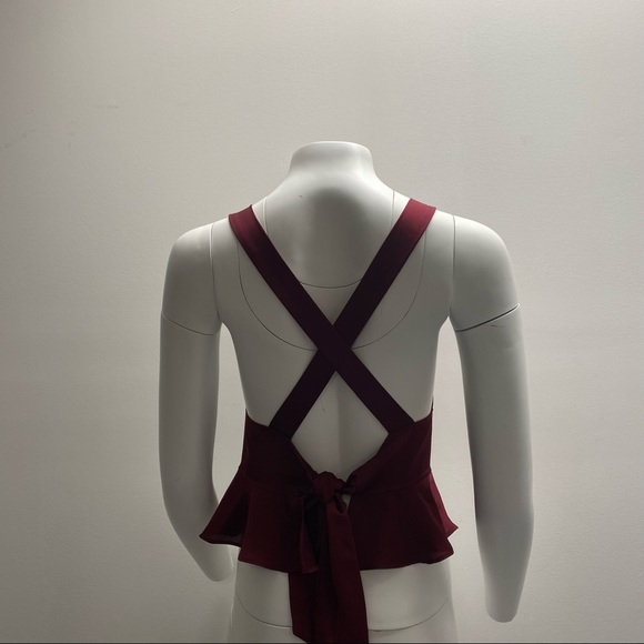 Free People Tops - FREE People Satin High Neck Open Back Tank